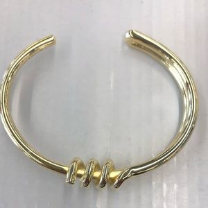 Celine gold tone barbele bracelet